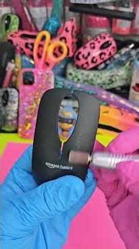 Prepping a Computer Mouse for Glitter! 🥰✨️💕 #Glitter #Mouse #diycrafts #craftideas #diy