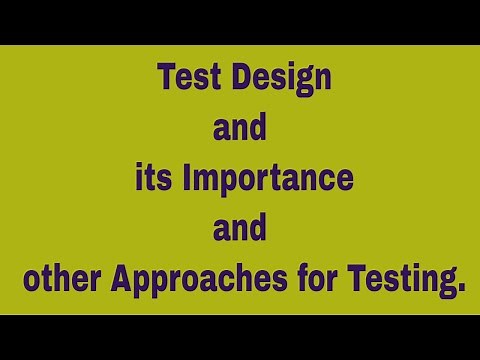 Test Design and its Importance in Testing