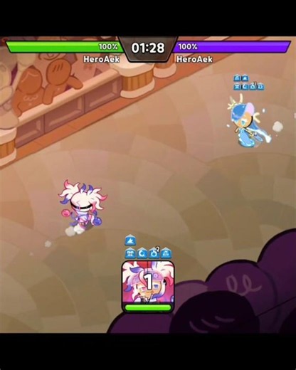 Litmus Cookie Vs Sea Fairy Cookie Crystal Jam Buff 💀 #cookierunkingdom #crk #cookierun