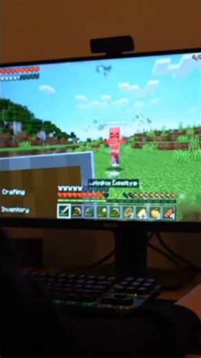 ⚔️ Epic Skeleton Fight POV ☠️ #minecraft #minecraftgaming #gaming