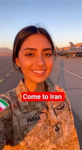 Iran female soldier🇧🇩🇮🇷✈️Come to Iran #shorts #iran