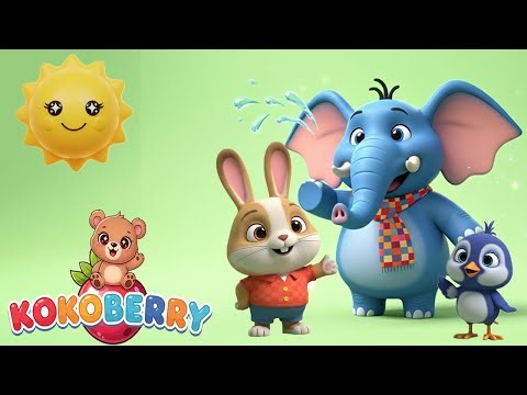 Big Blue Elephant Song | English Kids Nursery Rhymes Fun