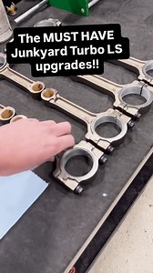 In an attempt to make even more power and still keep our Junkyard 5.3L on a budget, we are putting just a few key upgrades in this thing before putting it back together. Some ARP LS series rod bolts are replacing the factory torque to yield fasteners for more strength and serviceability. We also knew we needed a better piston before pushing it harder, so a set of 4032 forged ICON series United Engine & Machine Co. are giving us some extra protection in the cylinder pressure department. We have a