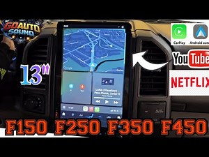 15-20 F150 17-22 F250 F350 F450 Carplay Android Auto Netflix youtube Reverse camera