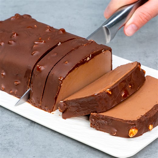 281K views · 1.1K reactions | Only chocolate and milk. The no-bake dessert that disappears in a minute! Ingredients: milk: 1 l (34 pt) agar agar: 12 g (0.4 oz) dark chocolate: 2 pc ice: 150 g (5.3 oz) milk: 150 ml (5.1 fl oz) instant coffee: 20 g (0.7 oz) brown sugar: 10 g (0.4 oz) warm water: 20 ml (0.7 fl oz) dark chocolate: 200 g (7.1 oz) vegetable oil: 30 ml (1 fl oz) peanuts: 100 g (3.5 oz) | Cookrate | Facebook