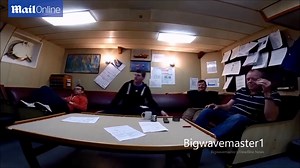 Seaman captures scariest moments from being on North Sea