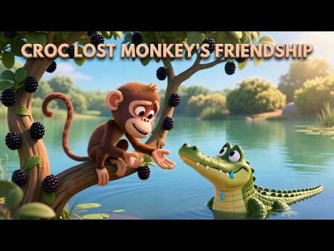 Monkey & Crocodile Story | बंदर और मगरमच्छ की सीख