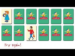 Caillou's Memory Game