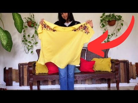 ♻️Así de FÁCIL RECICLO todas mis Camisetas VIEJAS. UPCYCLING PROJECT ‪@elUPCYCLINGdeLu‬