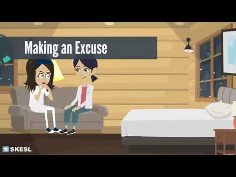 English Conversation Lesson 13: Making an Excuse