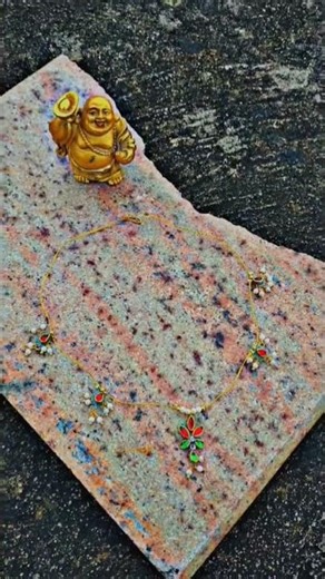 how to make invisible necklace/traditional necklace #story #viralshort #jwellery