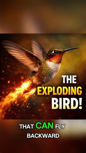 The Exploding Bird (Hummingbird) #biologicalglitch #evolution #natureglitches #naturefacts