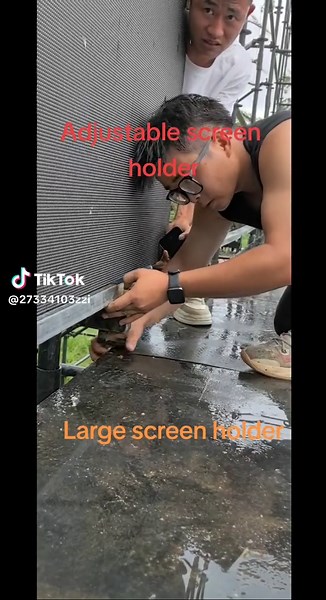 Large Adjustable Screen Holder for Stage Equipment