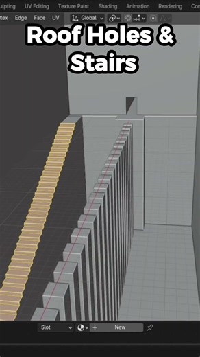 Creating An Empty Large Poolroom With Blender (Timelapse) #shorts #blender #poolrooms