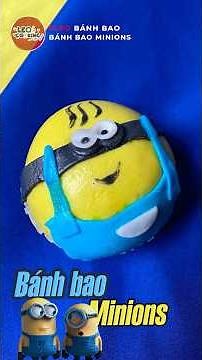 Bánh bao Minions nhân trứng muối tan chảy #shorts