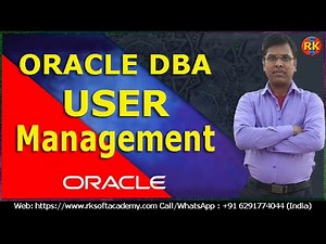 Oracle DBA - User Management | Oracle User Management | Oracle DBA Tutorial | Oracle Tutorial