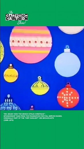 🎞 ORIGINAL "How the Grinch Stole Christmas" Sponsor Tags 🎞 | The Cartoon CARTOON Show