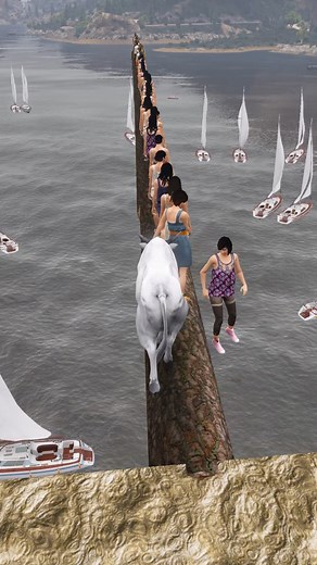 Cows vs Narrow Passage - Funny Ragdolls Compilation GTA 5 | The Game Debugger