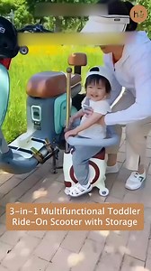 3-in-1 Multifunctional Toddler Ride-On Scooter with Storage ✅ This innovative scooter transforms from ride-on to walker to pull-along in seconds ✅ This kid-friendly design includes hidden storage for toys, snacks, or essentials ✅ Expertly crafted with smooth-rolling wheels and a stable, ergonomic frame for secure play Order Here 👉 https://homeessentials.in/products/3-in-1-multifunctional-toddler-ride-on-scooter-with-storage | Shop Home Essentials Store