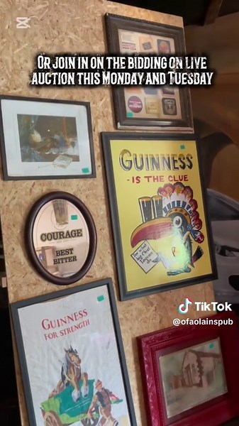 Auction 🪧 #vintagesigns #enamelsigns #castironsigns #autombilia #pubobilia #memorabilia #waterford #antiques #retro #auction #guiness #tipperary #antiquedisplay #liveviewing #inpersonviewing