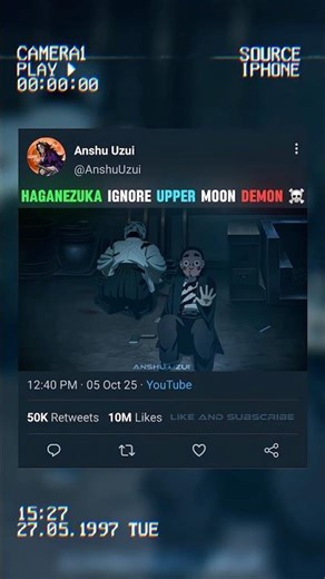 Haganezuka Ignore Upper Moon Demon ☠️