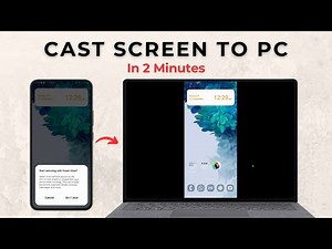 How To Cast Android Screen to PC | Screen Mirror Easily