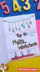 Top 10 fun and engaging maths worksheets for little learners! Perfect for Pre-KG, LKG, and UKG kids to build a strong foundation in numbers through play-based learning. 🎯🧮✏️Hashtags:#Top10MathWorksheets #PreKGWorksheets #LKGWorksheets #UKGMaths #KidsMathActivity #MathsIsFun #HomeschoolingIndia #EarlyLearning #kittuzworld | Renu Bala