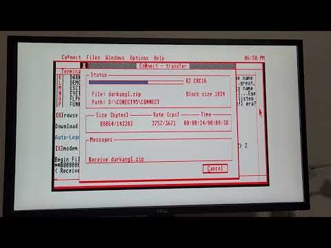 Retro Atari SX212 Modem - 38400 Baud Download!