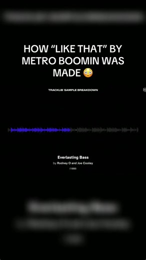 Simple but incredible sample creds: @TRACKLIB #fyp #sample #kendrick #metroboomin #future