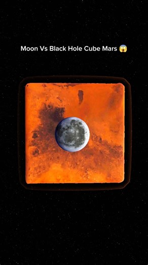 😱Moon Vs Black Hole Vs Cube Mars 💥 | Solar Smash #shorts
