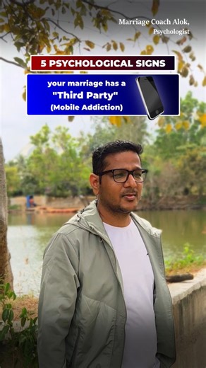 Alok l Marriage and Relationship Coach on Instagram: "Is your husband married to you or his smartphone? If you feel like you are constantly competing with a screen for his attention, here are 7 tips to handle this digital addiction. 1️⃣ The "No-Phone" Bedroom Rule: Make the bedroom a sanctuary for sleep and intimacy, not scrolling. Charge phones in another room overnight so the first thing he touches in the morning is you, not the screen. 2️⃣ Tech-Free Dining: Dinner should be for digestion and 