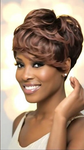 Stunning pixie haircut ideas 🩷❤️Pixie Haircut for Black Women🥰