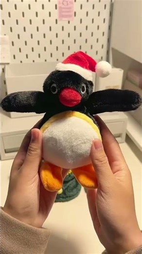 Happiness is receiving a Pingu Christmas figurine from a good friend in advance! #christmas #toy