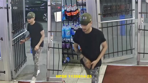 The Houston Police Department’s Robbery Division needs the public's assistance identifying the suspects responsible for a shoplifting turned aggravated robbery. On Saturday, August 30, 2025, at around 4:20 am, an unknown male entered a convenience store, located at the 7100 block of Martin Luther King Boulevard, in Houston, Texas. The male grabbed a case of beer and walked out of the store without making any attempts to pay. A second suspect remained outside the store during the incident and hel