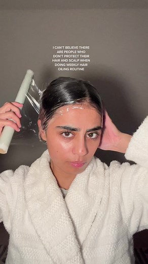 Protective Haircare: Benefits of Wrapping Hair with Plastic at Night