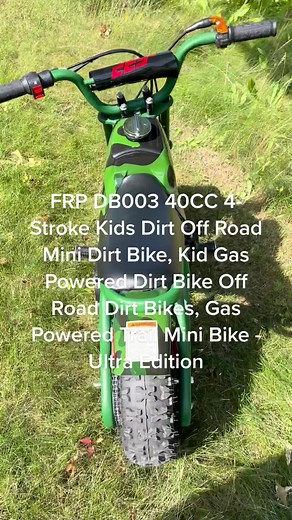 FRP DB003 40CC 4-Stroke Kids Dirt Off Road Mini Dirt Bike, Kid Gas Powered Dirt Bike Off Road Dirt Bikes, Gas Powered Trail Mini Bike - Ultra Edition #prproduct #frp #miniinfluencer #kidfun #rideforlife #tween #fourthofjuly #ride #influencer #dirtbikes #ootd #fastandfurios #july #dirtbike #dirtbikesforlife #offroad #offroading #dirtbikerider #unplugged #momhack #gofast #outdoorlife #biking #tiktok #fyp