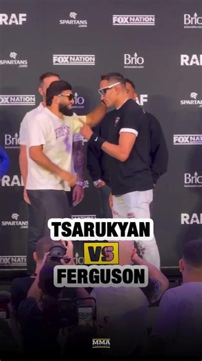 Arman Tsarukyan, Tony Ferguson INTENSE, then VERY FUNNY faceoff | RAF 10 | MMA Fighting