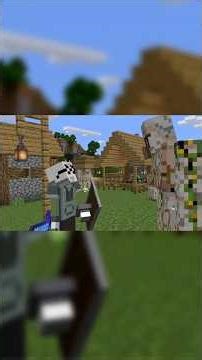 Interrupting Iron Golem | Minecraft VR