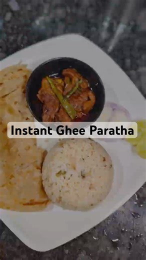 Instant Ghee Paratha | Soft & Flaky Paratha in Minutes | ‪@ayshrecipe‬