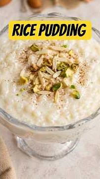 The Creamiest Rice Pudding Recipe 🍚 | Easy Homemade Dessert in 30 Minutes