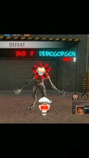 JACK X DEMOGORGON💀#freefire #jacksparrowff #ffvideo #freefireclips #subscribemychannel