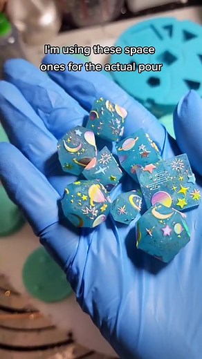 Dice blanks technique! #dicemaking #resindice #handmadedice #dnd #ttrpg #dice #diceblanks