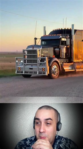 Semi Truck ride on the sand road