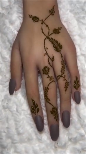 Beautiful finger mehndi design ✨#youtubeshorts #shorts
