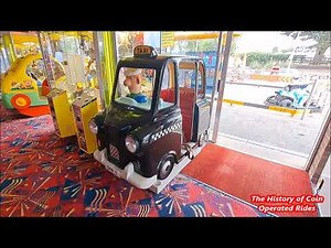 1990s Cointronics Coin Operated Taxi Kiddie Ride - London Taxi
