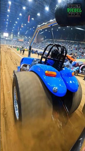 Nasty New Holland Pulling Tractor Wheels Up inside Altech Arena