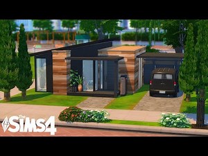 Ultra Modern Tiny House 🏠 The Sims 4 Speed Build | No CC