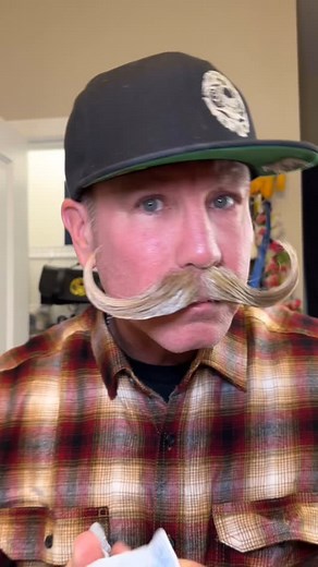 The number one mustache styling recommendation I make is to use a medium wax to start. No oils or balms. Wax is oil soluble. My @deathgripwax Bare Bones is a great medium wax that I have won competitions with. #deathgripbrotherhood #deathgripwax If you or someone you know may be struggling with suicidal thoughts, you can call the U.S. National Suicide Prevention Lifeline at 988 any time day or night, or chat online. Crisis Text Line also provides free, 24/7, confidential support via text message