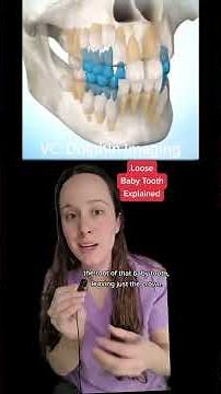 Pediatric dentist explains what happens when a baby tooth becomes loose. 🦷