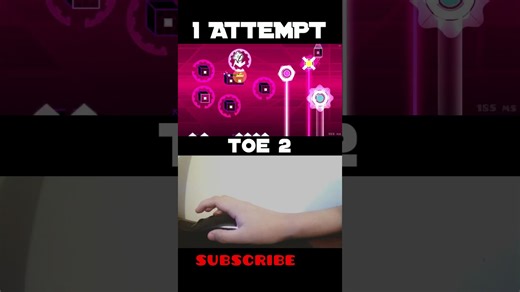 TOE 2 completed on first attempt #geometrydash #gdupdate #gd #gaming